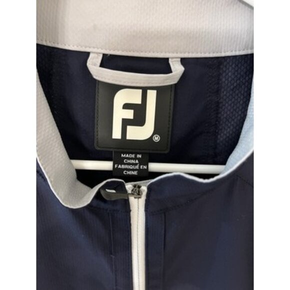 Footjoy Men's Half Zip Golf Pullover Shirt Jacket Windbreaker Medium. - Picture 2 of 8